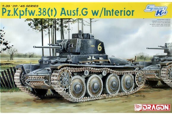Dragon 6290 Pz.Kpfw.38(t) Ausf.G avec Interio (1/35)