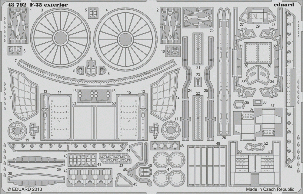 Eduard 48792 F-35B extérieur KITTY HAWK 1/48