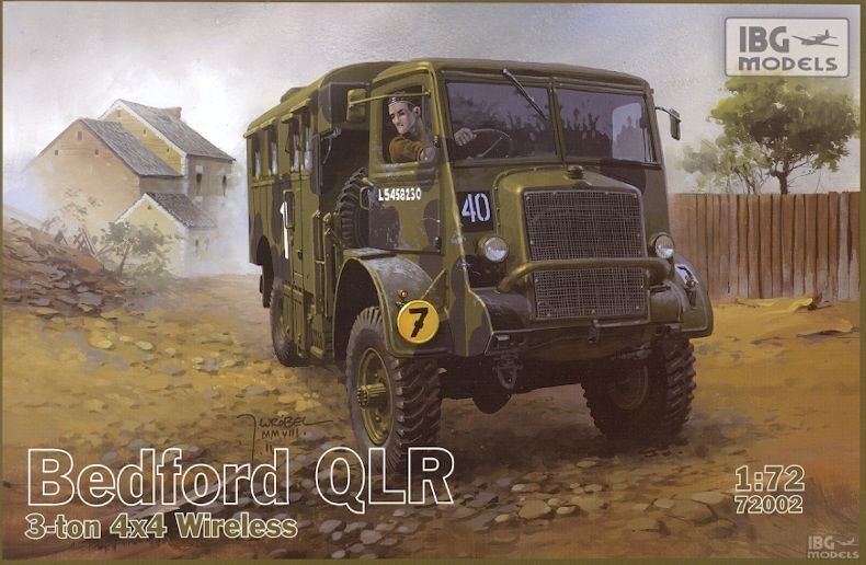 IBG 72002 Bedford QLR 3 tonnes 4x4 sans fil 1/72