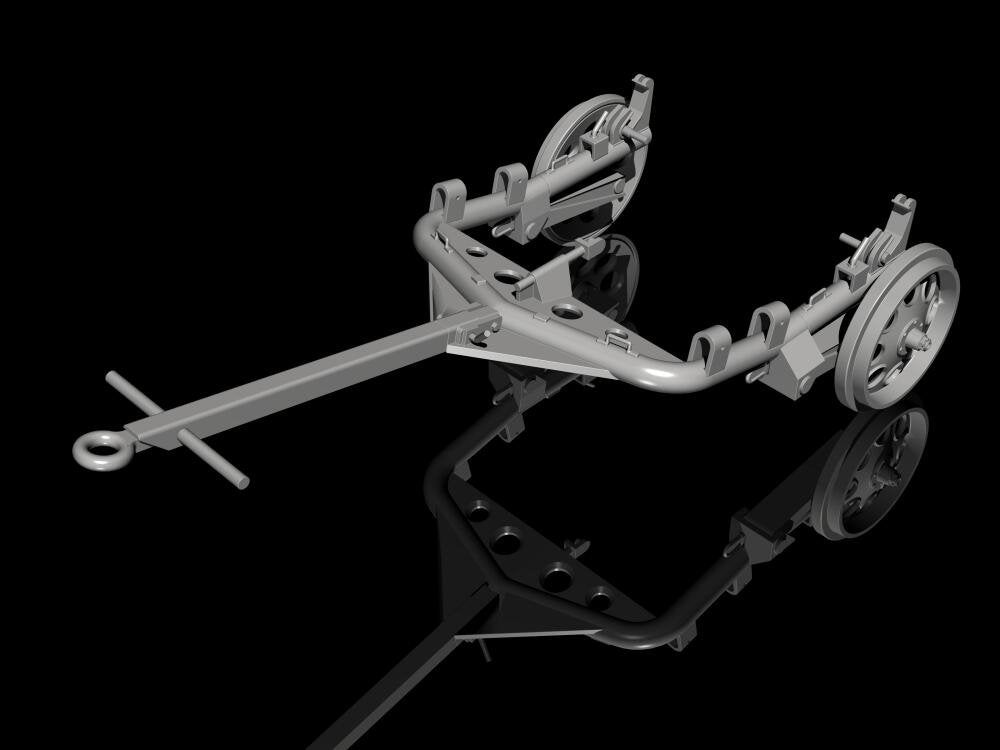 Remorque CMK 3141 pour mine chenillée Goliath TAMIYA 1/35 – image 3