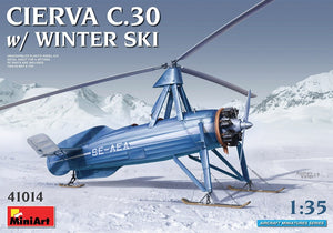 MiniArt 41014 Cierva C.30 avec ski d&amp;#39;hiver 1/35