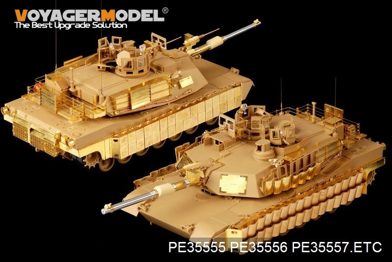 Maquette Voyager PE35555 Char d&amp;#39;assaut américain moderne M1A2 SEP Abrams avec TUSK I/II (version de base pour Tamiya 35326, échelle 1/35) – image 3