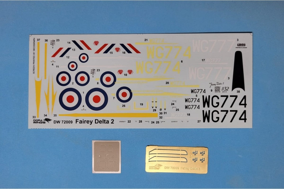 Dora Wings 72009 Fairey Delta 2, avion de recherche supersonique britannique, échelle 1/72  – immagine 4