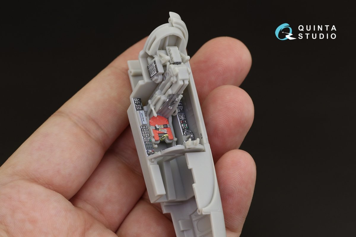 Intérieur imprimé en 3D et coloré sur papier décalcomanie Quinta Studio QD48257 F-20 Tigershark (Freedom Model) 1/48 – image 7