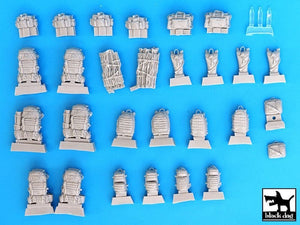 Ensemble d&amp;#39;accessoires de sacs modernes américains Black Dog T35037 au 1/35 – image 6