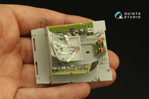 Intérieur imprimé en 3D et coloré sur papier décalcomanie Quinta Studio QD32195 F6F-5 Hellcat (Trumpeter) 1/32 – imagen 10