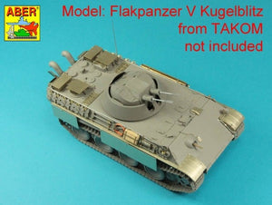 Aber 35L-342 Deux canons antiaériens allemands de 3 cm Flak 103 pour chars « Kugelblitz » / Set of two 3cm Flak 103 barrels for German anti-aircraft tanks « Kugelblitz » 1/35 – image 10