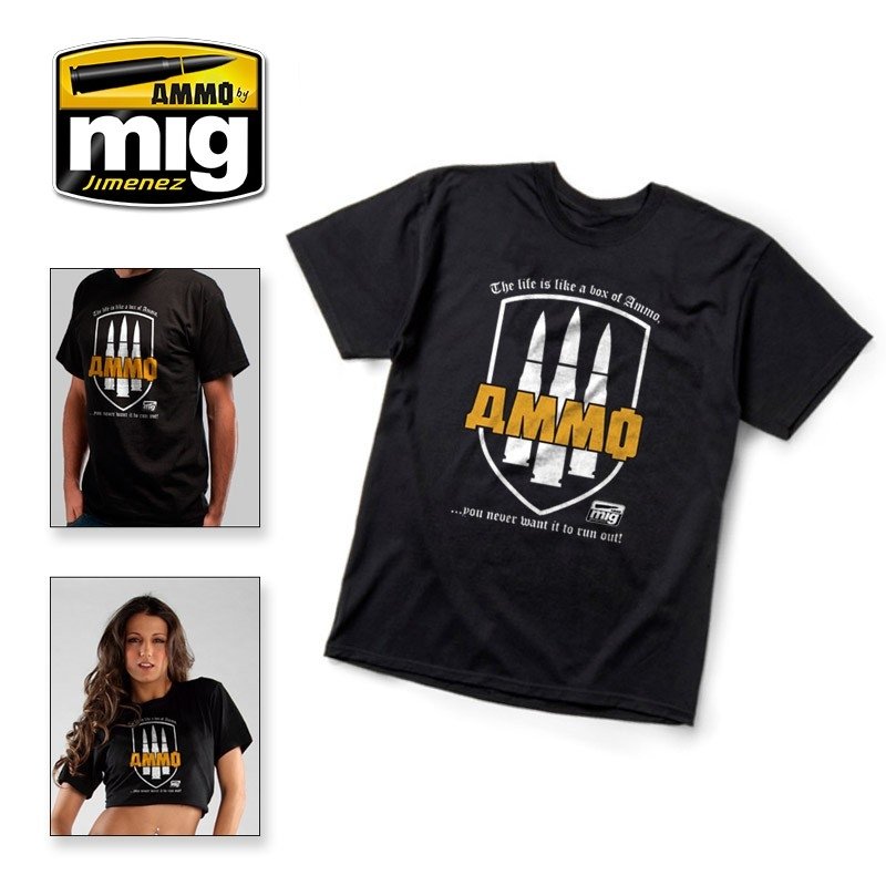 T-shirt AMMO de Mig Jimenez 8000M AMMO (taille M)