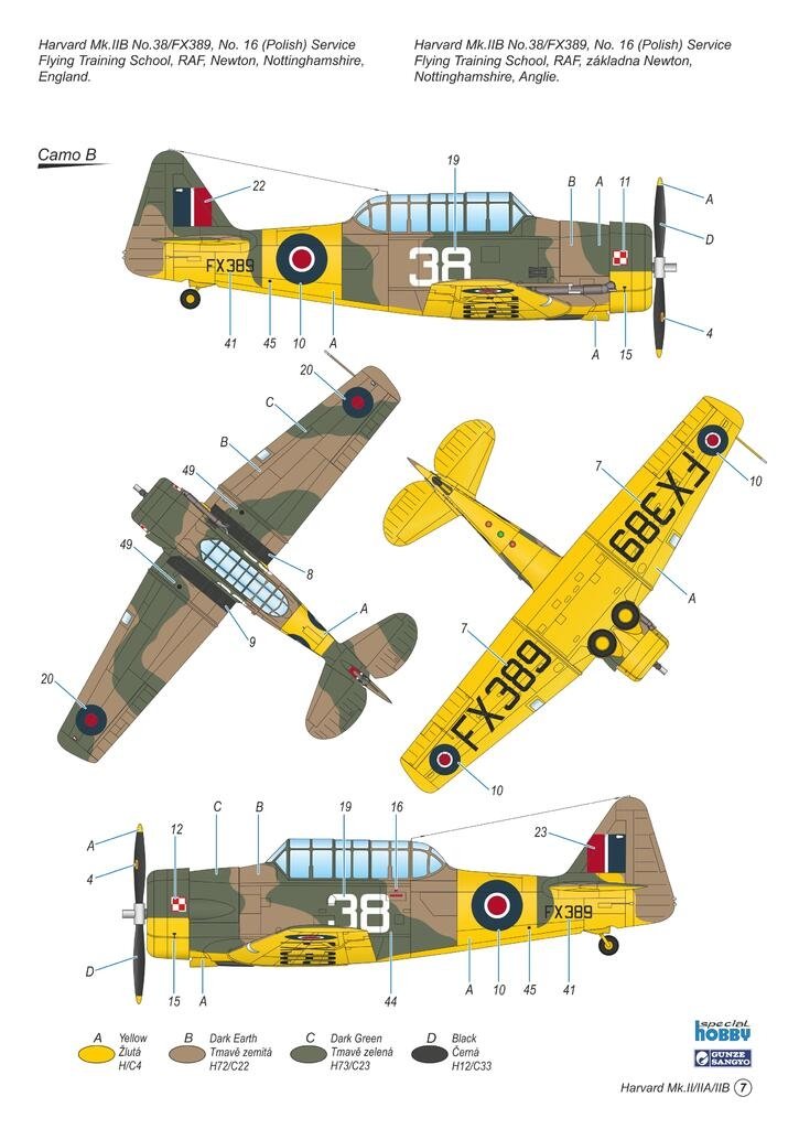 Special Hobby 72447 Harvard Mk.II/IIA/IIB « Le plan d’entraînement aérien du Commonwealth britannique » 1/72 – image 9