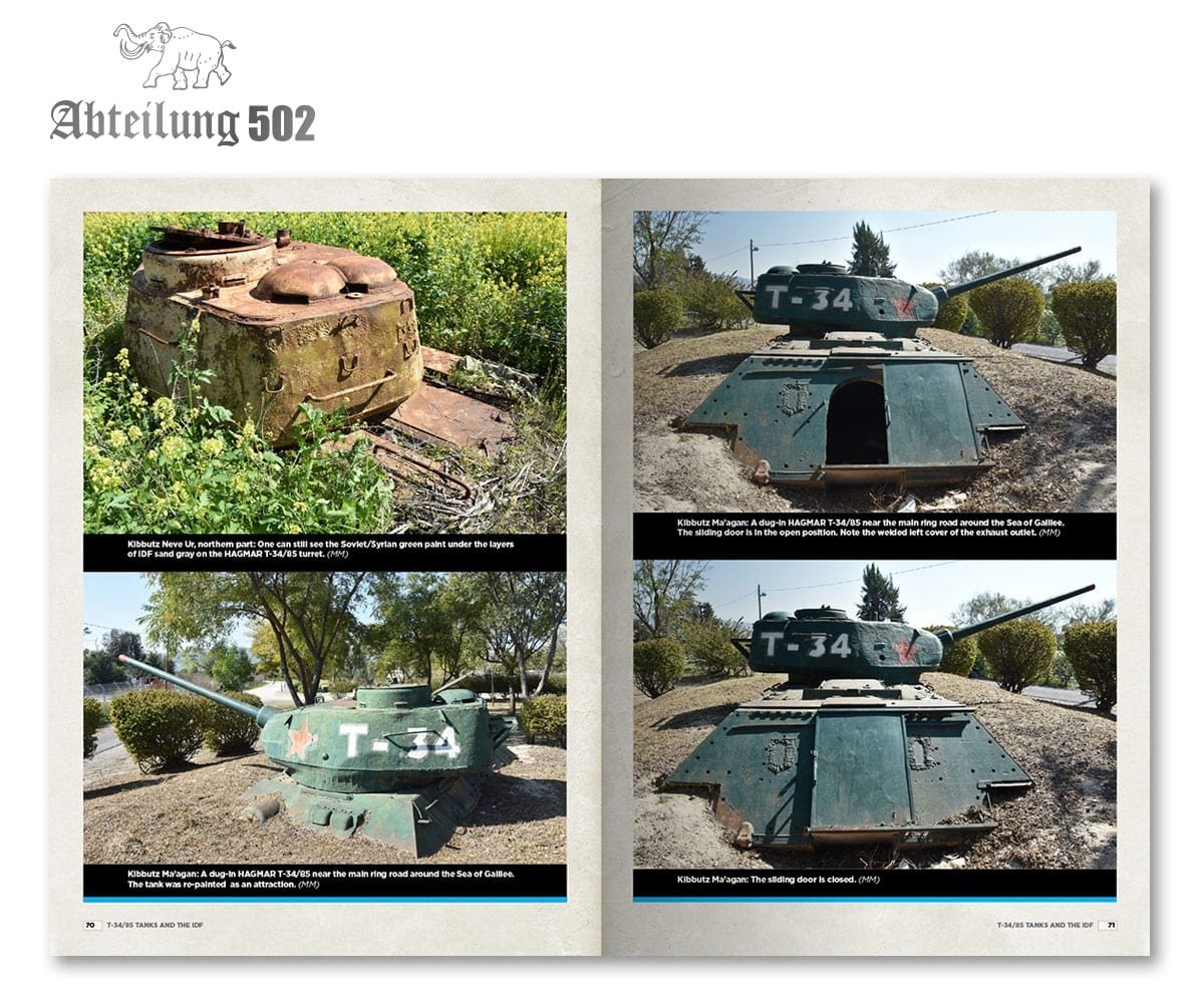 502e Abteilung ABT709 T-34 ET L&amp;#39;armée israélienne : L&amp;#39;HISTOIRE INÉDITE (MICHAEL MASS / MA&amp;#39;OR LEVY) – imagen 6
