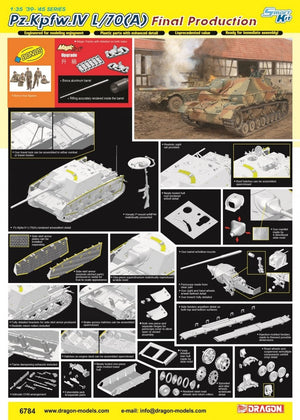 Dragon 6784 Pz.Kpfw.IV L/70(A) Production finale (1/35)