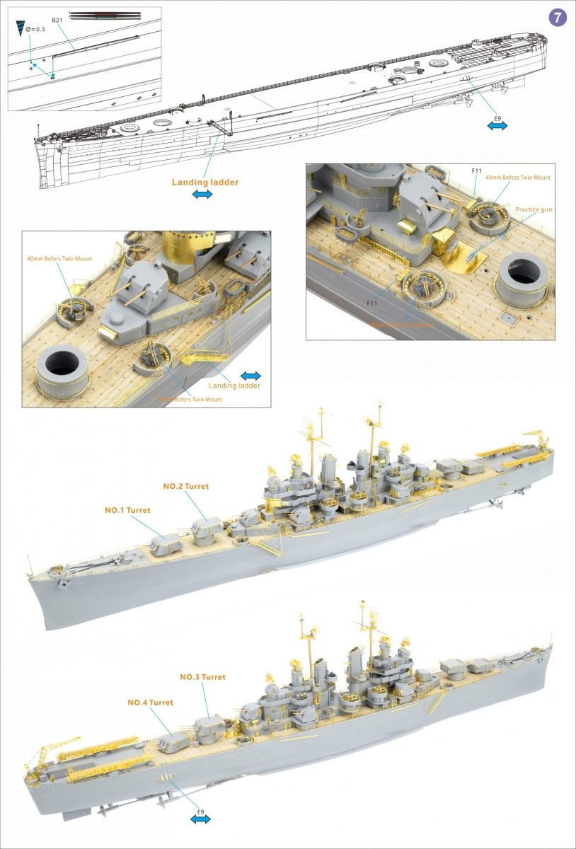 Very Fire VF350920DX USS Cleveland CL-55 DX Version 1/350 – image 2