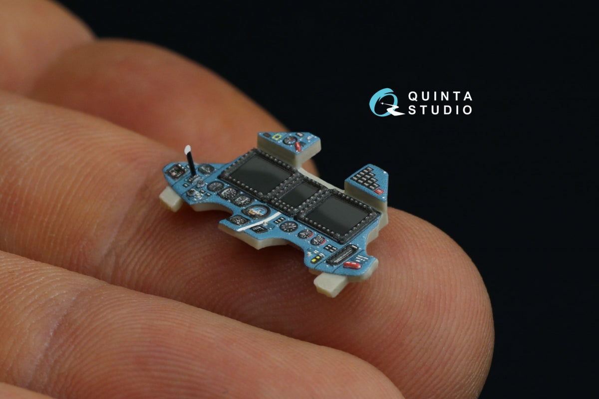 Intérieur imprimé en 3D et coloré sur papier décalcomanie Quinta Studio QD48233 Su-27SM (KittyHawk) 1/48 – image 11