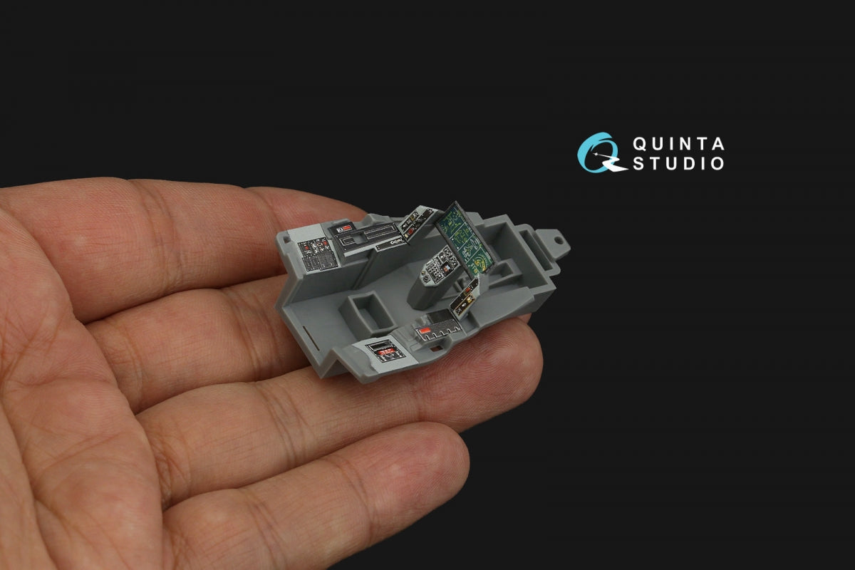 Intérieur imprimé en 3D et coloré sur papier décalcomanie Quinta Studio QD48288 F-35A (Tamiya) 1/48 – Bild 13