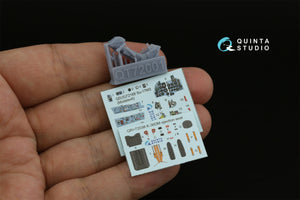 Intérieur coloré imprimé en 3D sur papier décalcomanie (Modelsvit) pour Su-17M3 (Quinta Studio QD+72168) (avec pièce en résine imprimée en 3D) 1/72 – image 2
