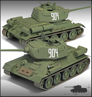 Academy 13290 T-34/85 n° 112 Production d&amp;#39;usine (1/35) – Bild 2
