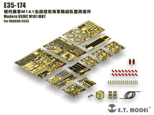 ET Modèle E35-174 M1A1 MBT moderne de l&amp;#39;USMC (Pour DRAGON 3535) (1/35)