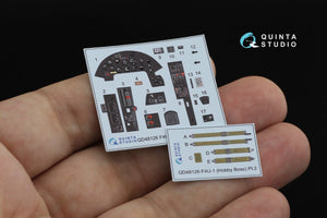 Quinta Studio QD48126 F4U-1 Corsair (Birdcage) 3D-Printed &amp;amp; coloured Interior on decal paper (Hobby Boss) 1/48 – zdjęcie 2