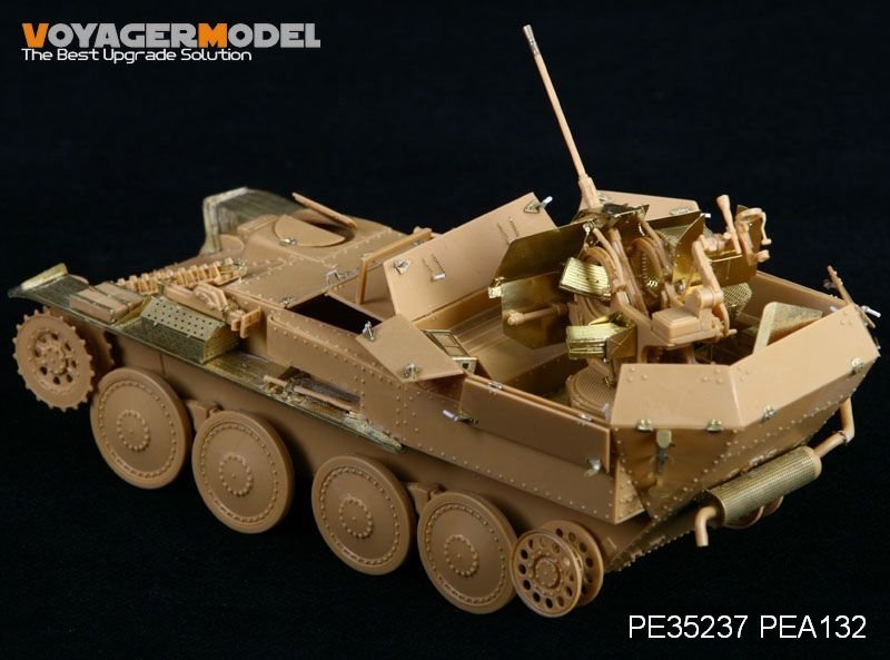 Voyager modèle PEA132 WWII allemand Sd.Kfz.140 Flakpanzer 38(t) "Gepard" Fenders (pour TRISTAR 35035) 1/35