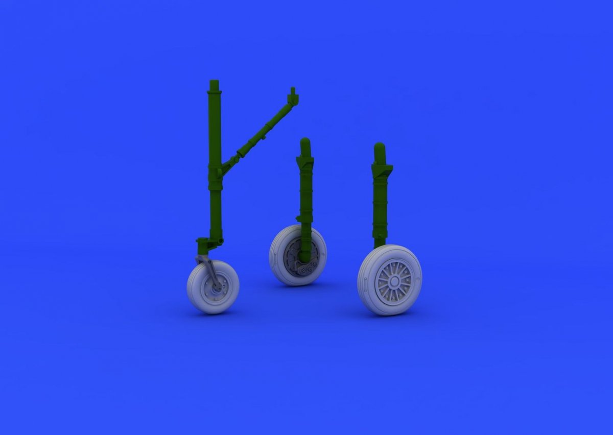 Roues Eduard 648213 A-4E début 1/48 (EDUARD, HASEGAWA) 