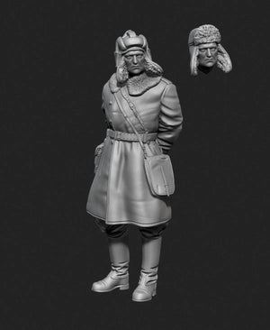 Panzer Art FI35-128 Officier de char soviétique en manteau de peau de mouton n° 1 1/35 – image 5
