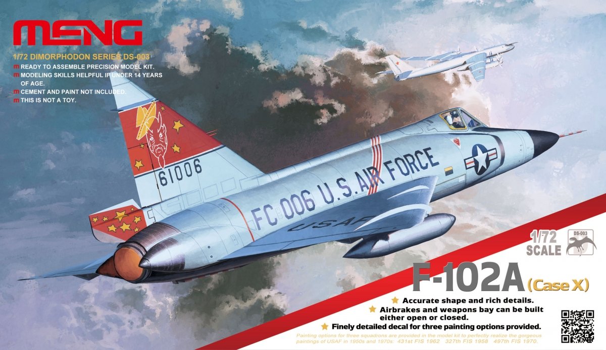 Maquette Meng DS-003 F-102A (BOÎTE X) 1/72