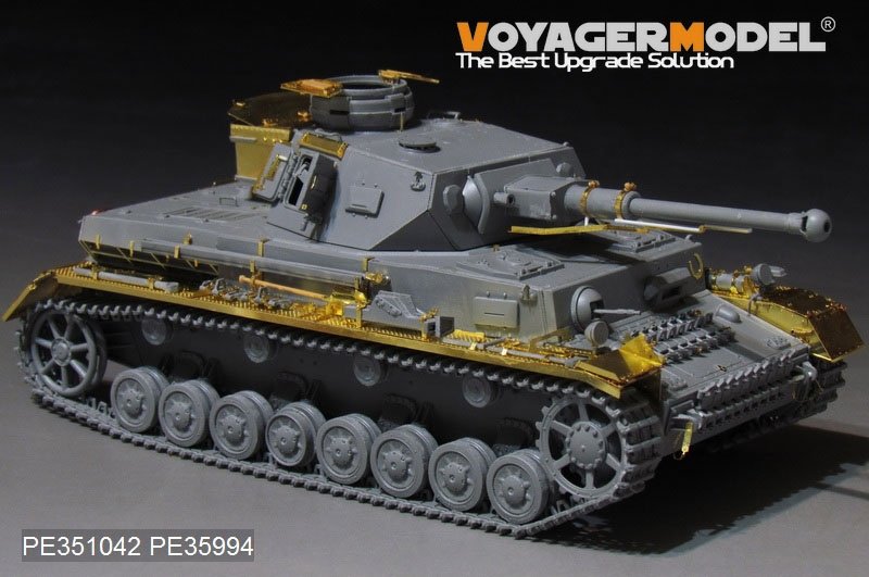 Maquette Voyager PE351042 Char allemand Pz.Kpfw.IV Ausf.F2 Basic pour Border BT-003, échelle 1/35 – Bild 5