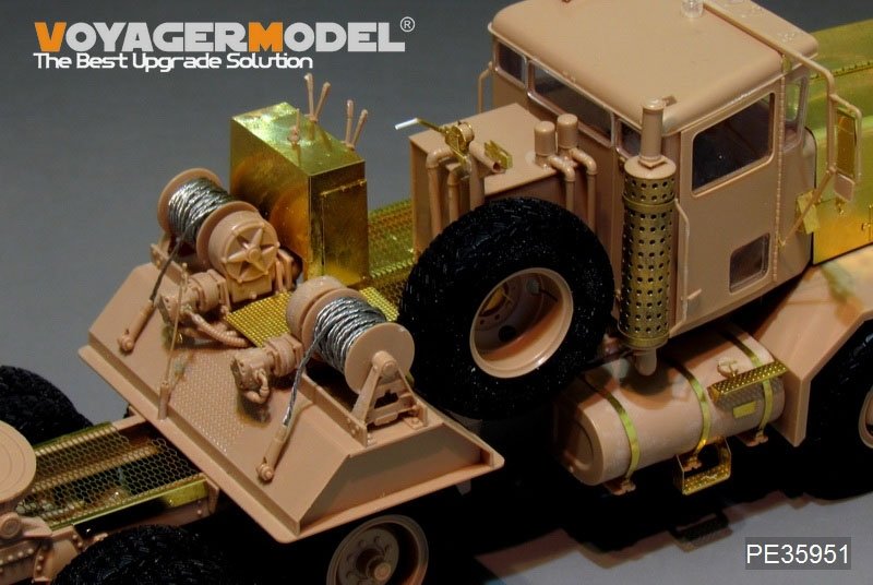 Voyager Model PE35951 Semi-remorque pour engins lourds M911 C-HET et M747 de l&amp;#39;armée américaine moderne pour MENG SS-013 1/35 – immagine 19