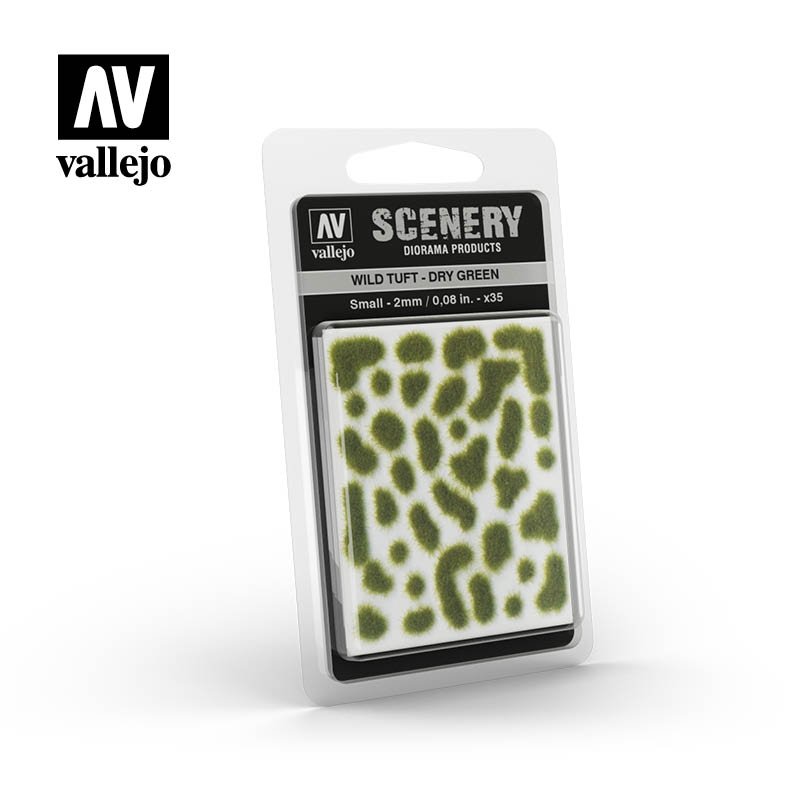 Vallejo Scenery SC401 Touffe sauvage – Vert sec
