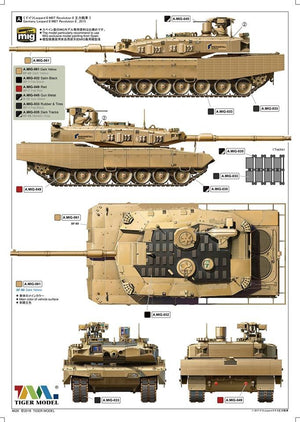 Char de combat principal Tiger Model 4628 LEOPARD II REVOLUTION II 1/35 – Bild 3
