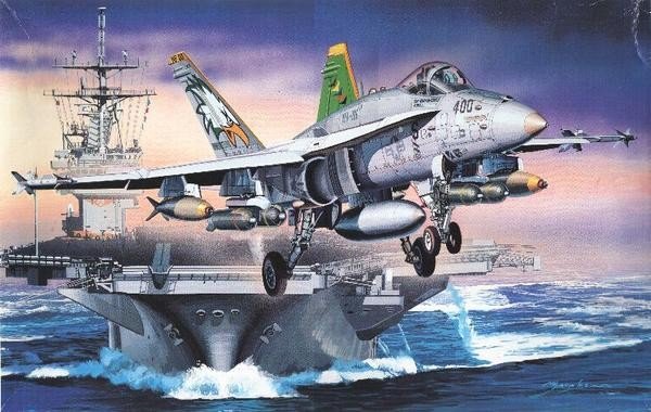 Fujimi 74004 F-18C Hornet CHIPPY HO 1/72