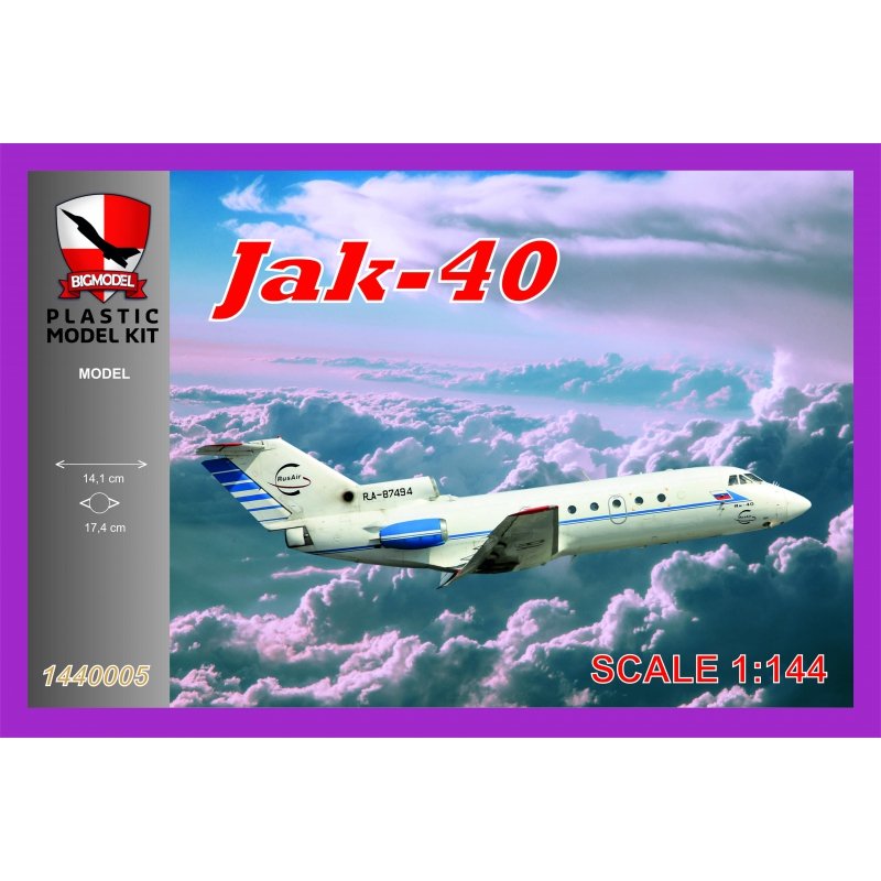 Grand modèle 1440005 JAK-40 RUSAIR 1/144