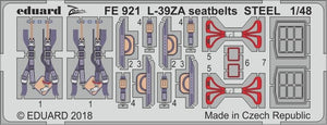 Ceintures de sécurité Eduard FE921 L-39ZA STEEL TRUMPETER 1/48