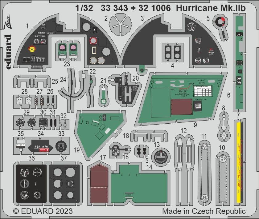 Eduard 321006 Hurricane Mk. IIb REVELL 1/32