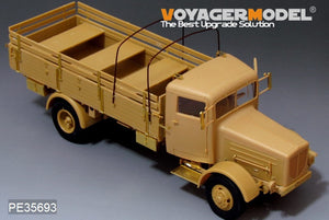 Camion cargo allemand Bussing Nag L4500A 4x4 de la Seconde Guerre mondiale, modèle Voyager PE35693, pour AFV 35270, échelle 1/35 – immagine 7