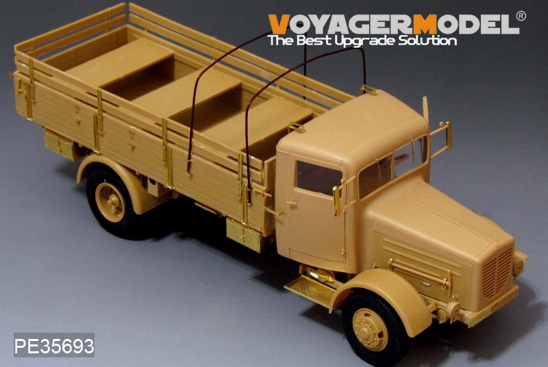 Camion cargo allemand Bussing Nag L4500A 4x4 de la Seconde Guerre mondiale, modèle Voyager PE35693, pour AFV 35270, échelle 1/35 – immagine 7
