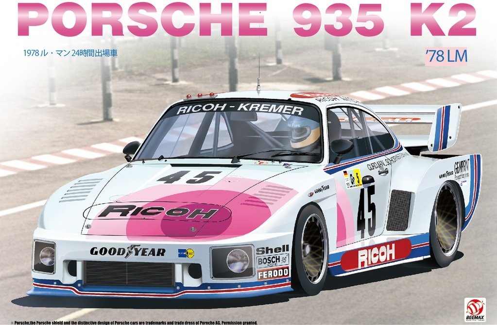 Beemax 24025 Porsche 935 K2 1978 Le Mans 24 Heures 1/24