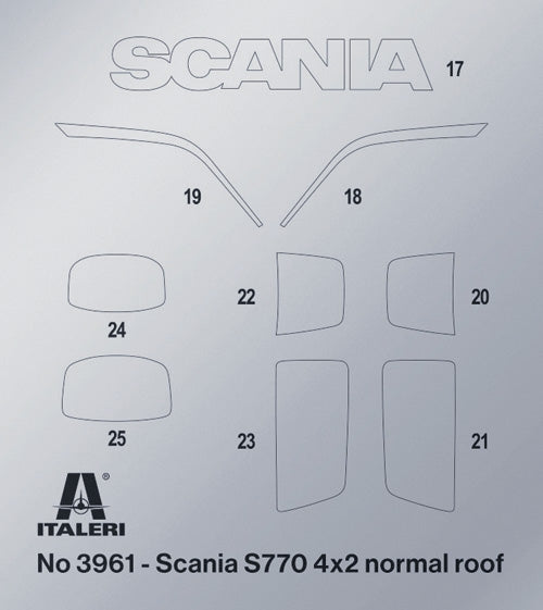 Italeri 3965 Scania 770 S V8 Cabine Blanche 1/24 – imagen 11