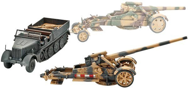 Revell 03188 21cm Morser 18 ou 17cm Kanone 18 Sd.Kfz.9 FAMO (1/72) – imagen 2