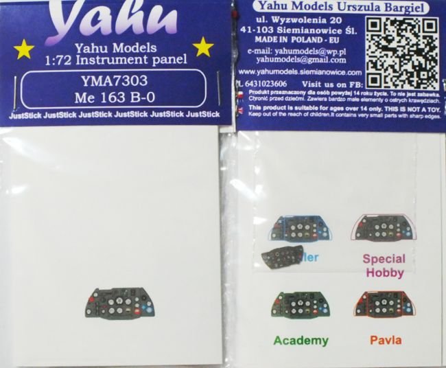 Yahu YMA7303 Me 163 B0 Académie (1/72) 
