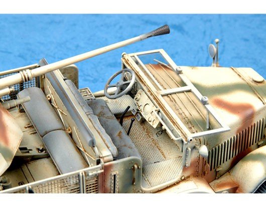 Trumpeter 01525 German 3.7cm Flak 37 auf Selbstfahrlafette Early 1/35 – zdjęcie 4
