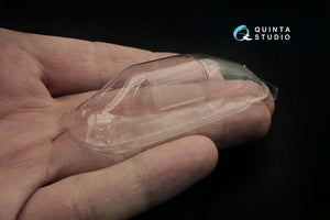 Verrière transparente thermoformée Quinta Studio QC32001 Yak-3, position ouverte et fermée (pour kit Special Hobby) 1/32 – Bild 2