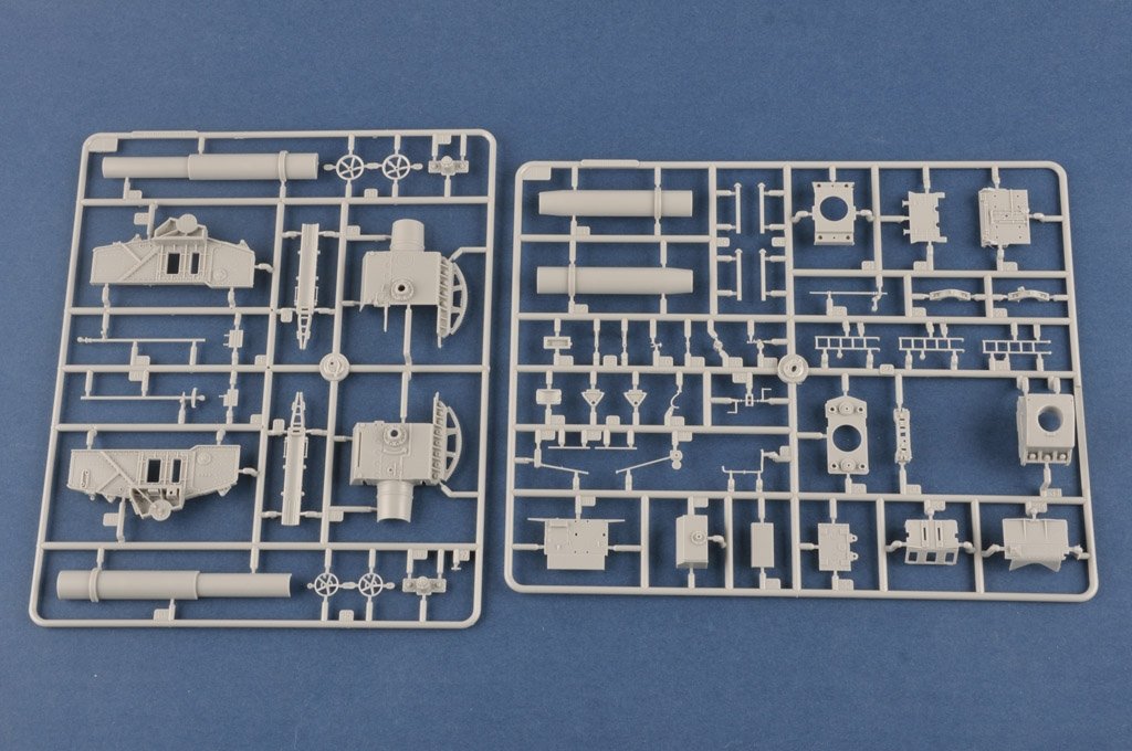 Hobby Boss 82961 Camion allemand KARL-Geraet 040/041 sur châssis de transport ferroviaire 1/72 – image 9
