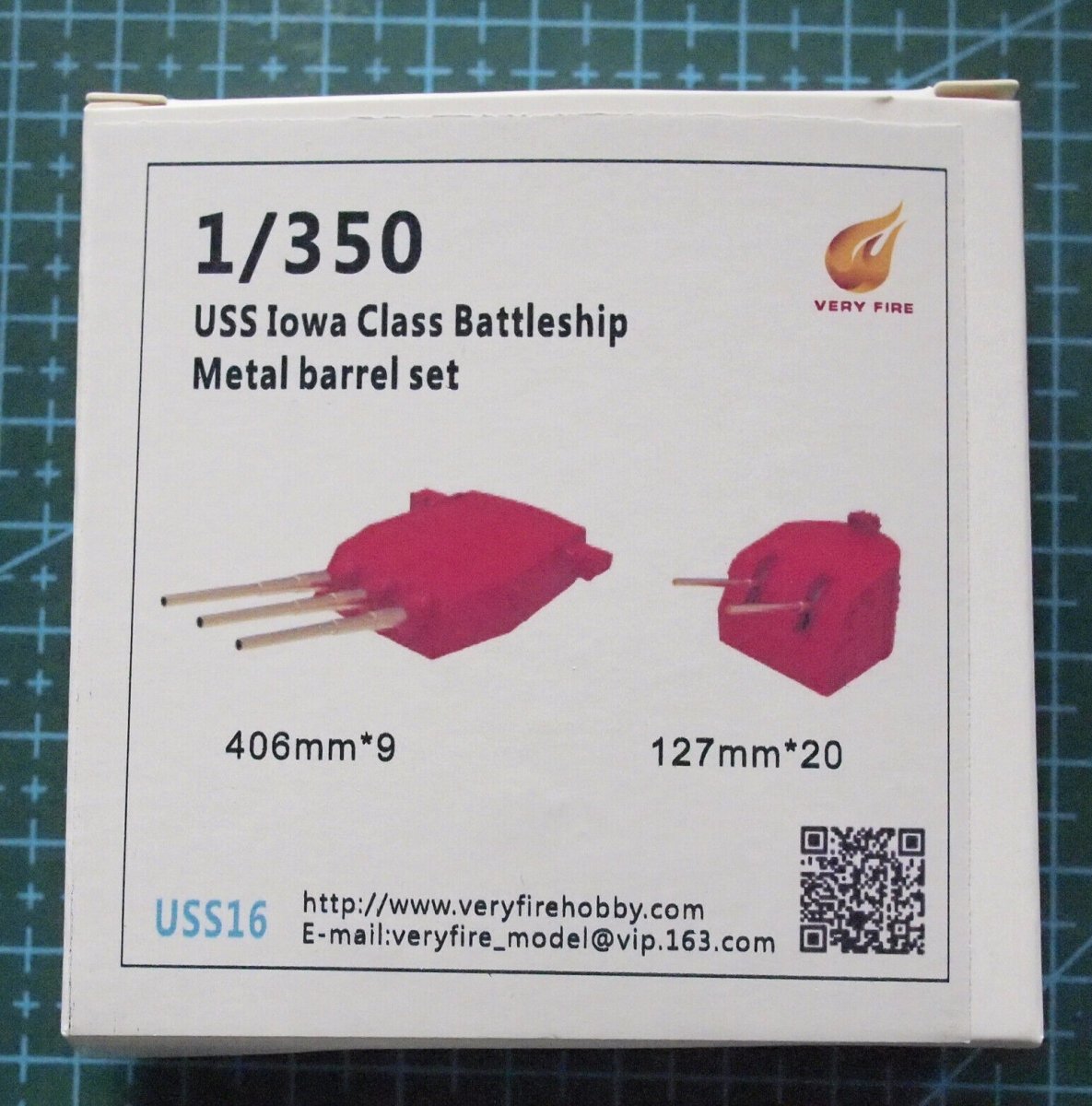 Canons en métal Very Fire USS16 USS Iowa Class (9+20 sets) 1/350