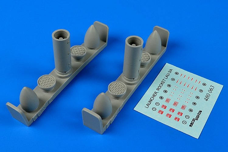 Aerobonus 480063 LAU-3/A Conteneur de roquettes de l'US Navy (1/48)
