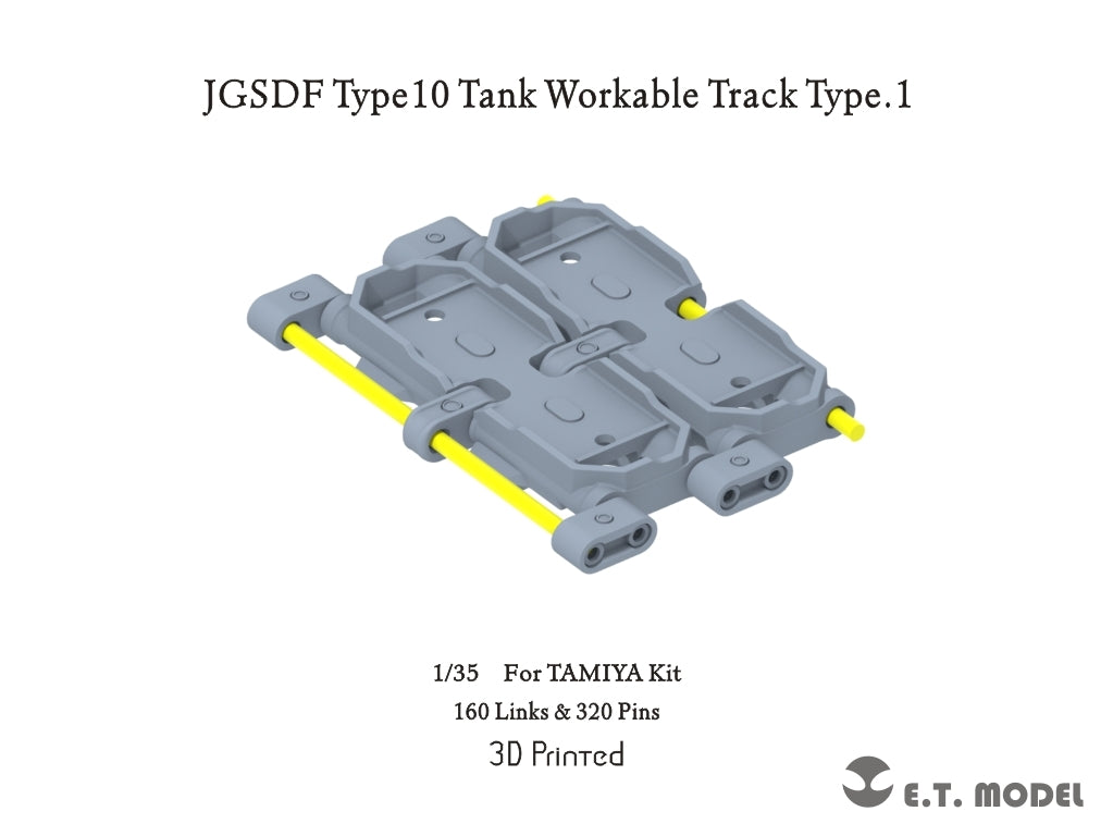 Maquette ET P35-421 Char Type 10 JGSDF Chenilles fonctionnelles Type 1 1/35