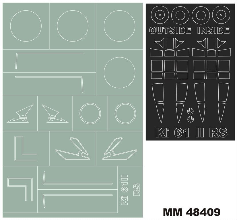 Montex MM48409 Ki-61 II HIEN RS MODÈLE 48002 1/48