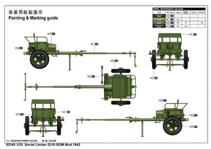 Trumpeter 02345 Soviet Limber 52-R-353M Mod.1942 – zdjęcie 3