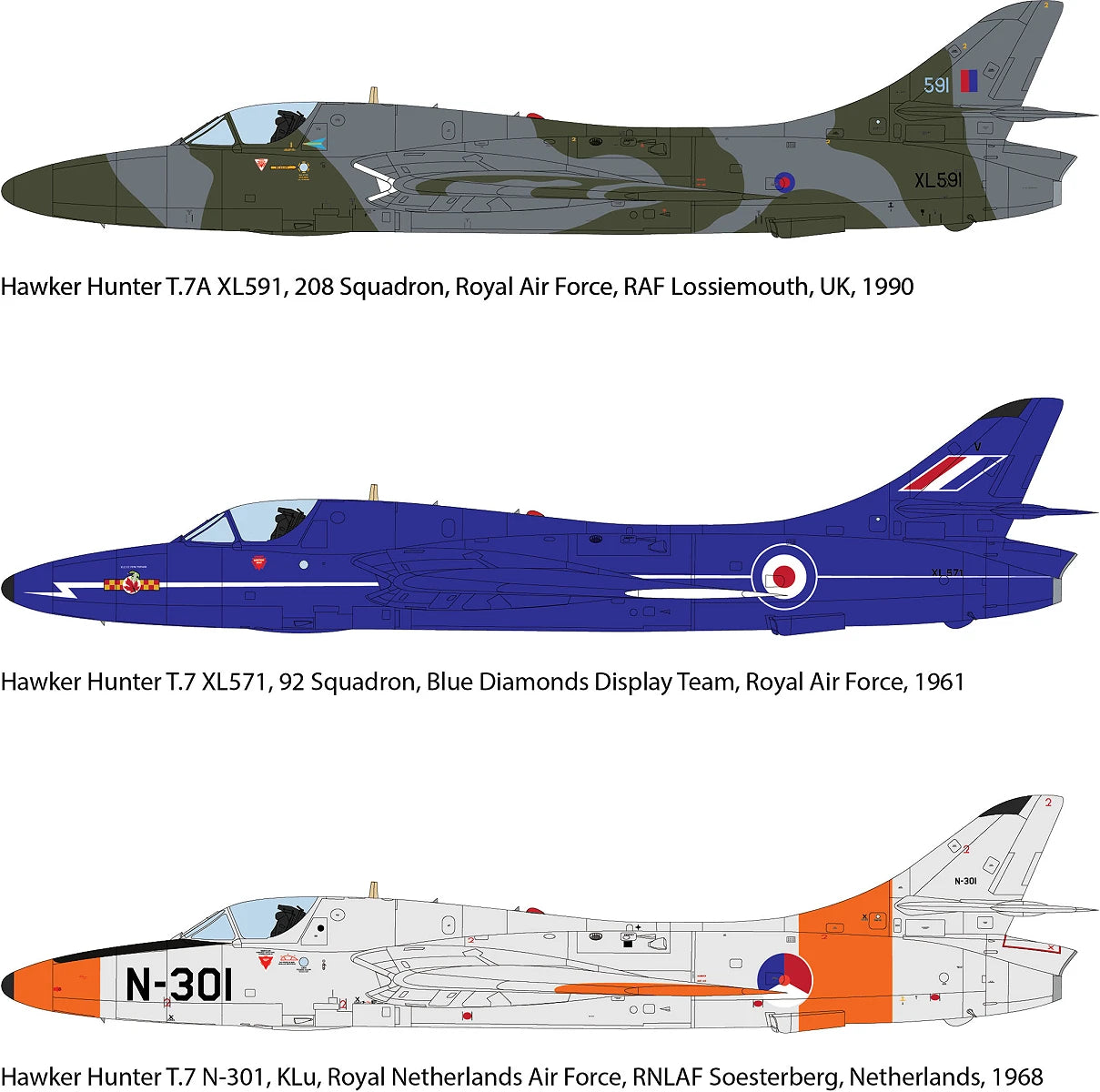 Revell 03786 Hawker Hunter T.7/T.7A 1/32 – immagine 7