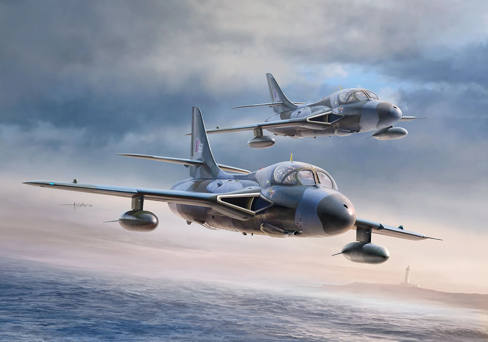 Revell 03786 Hawker Hunter T.7/T.7A 1/32 – immagine 9